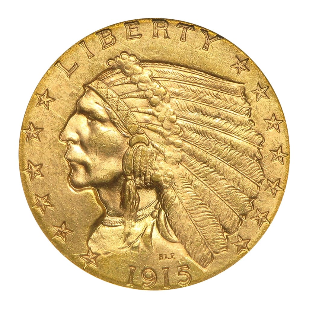 $2.50 Indian Head Quarter Eagle (1908-1929)