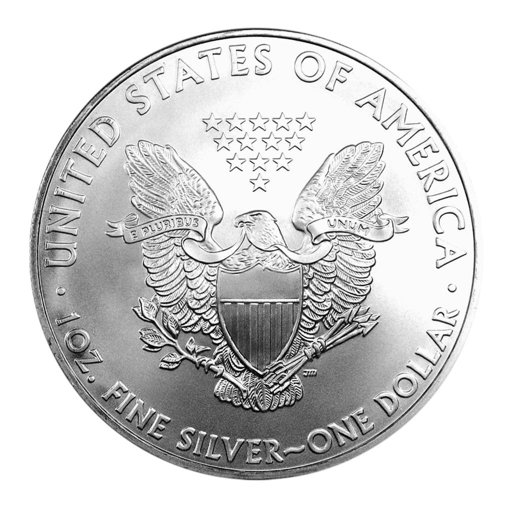 2005 $1 American Silver Eagles BU In US Mint Gift Box