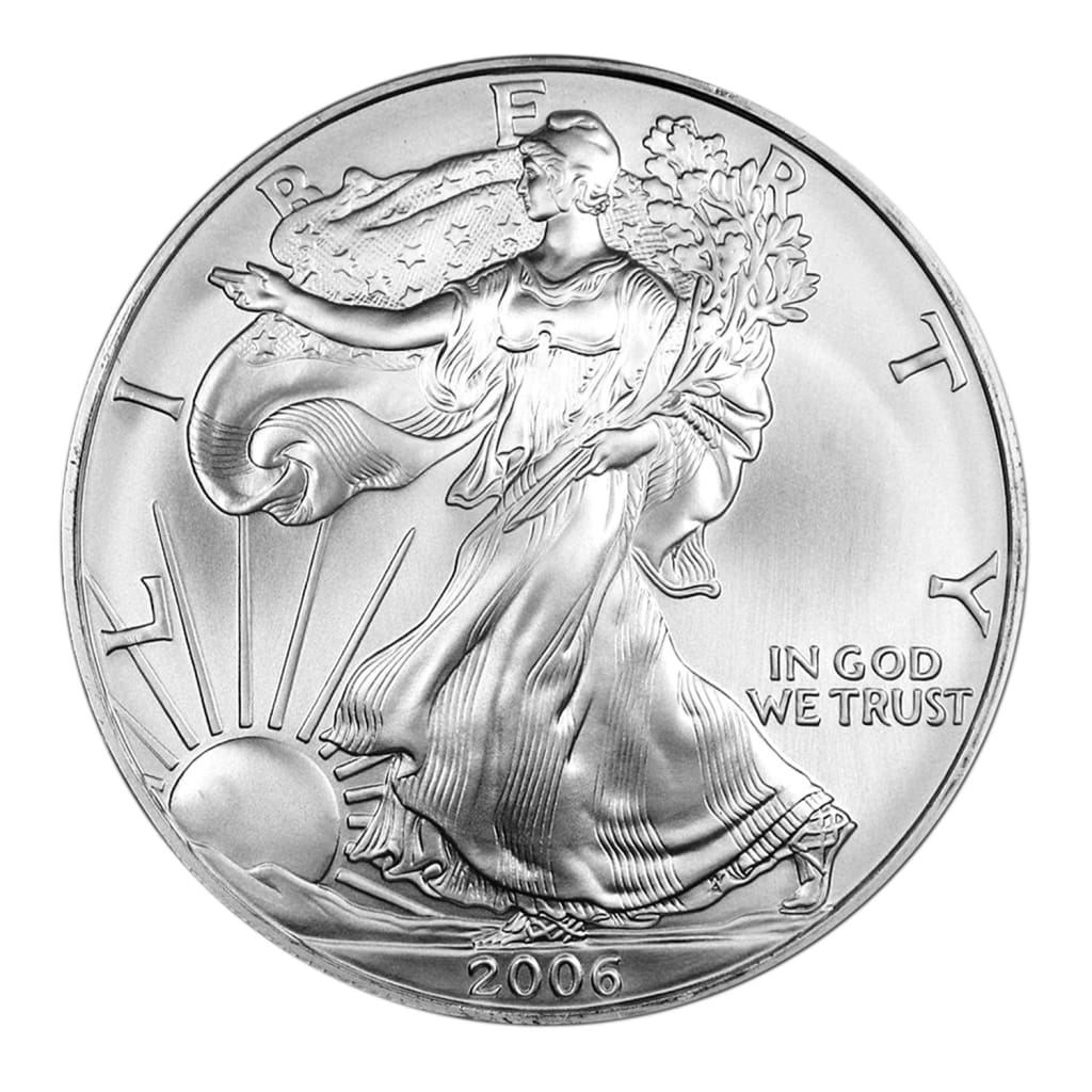 2006 $1 American Silver Eagles BU In US Mint Gift Box