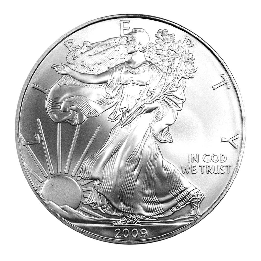 2009 $1 American Silver Eagles BU In US Mint Gift Box