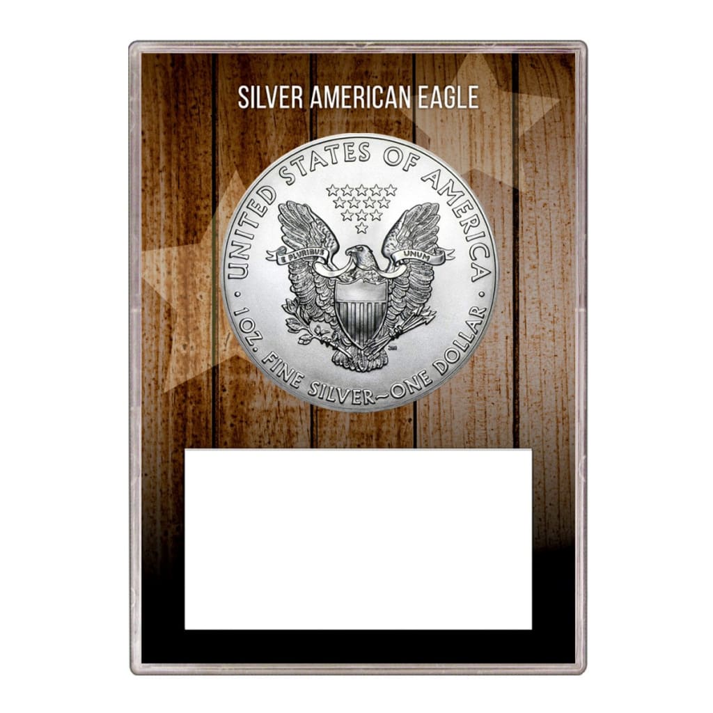 2011 $1 American Silver Eagle Gift Holder Flag and Eagle Design