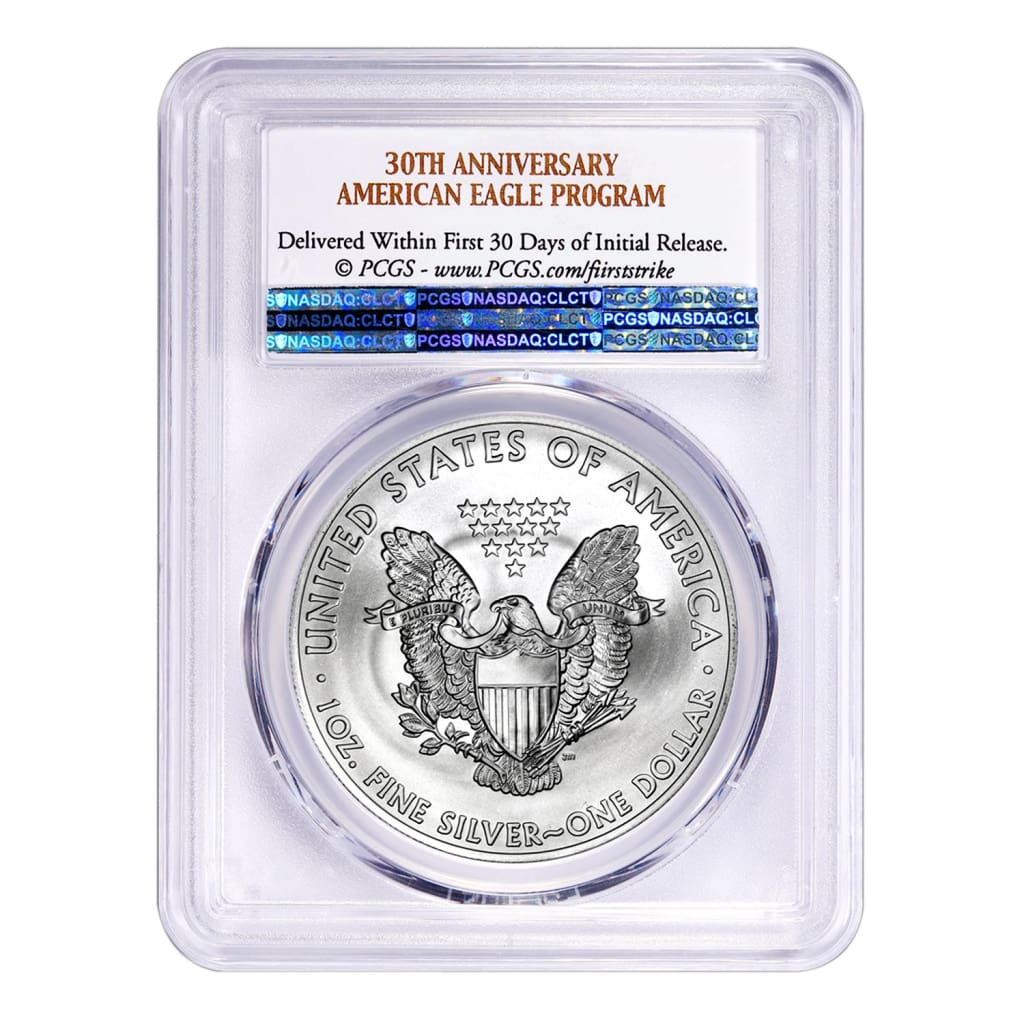 2016 $1 American Silver Eagle MS70 PCGS b