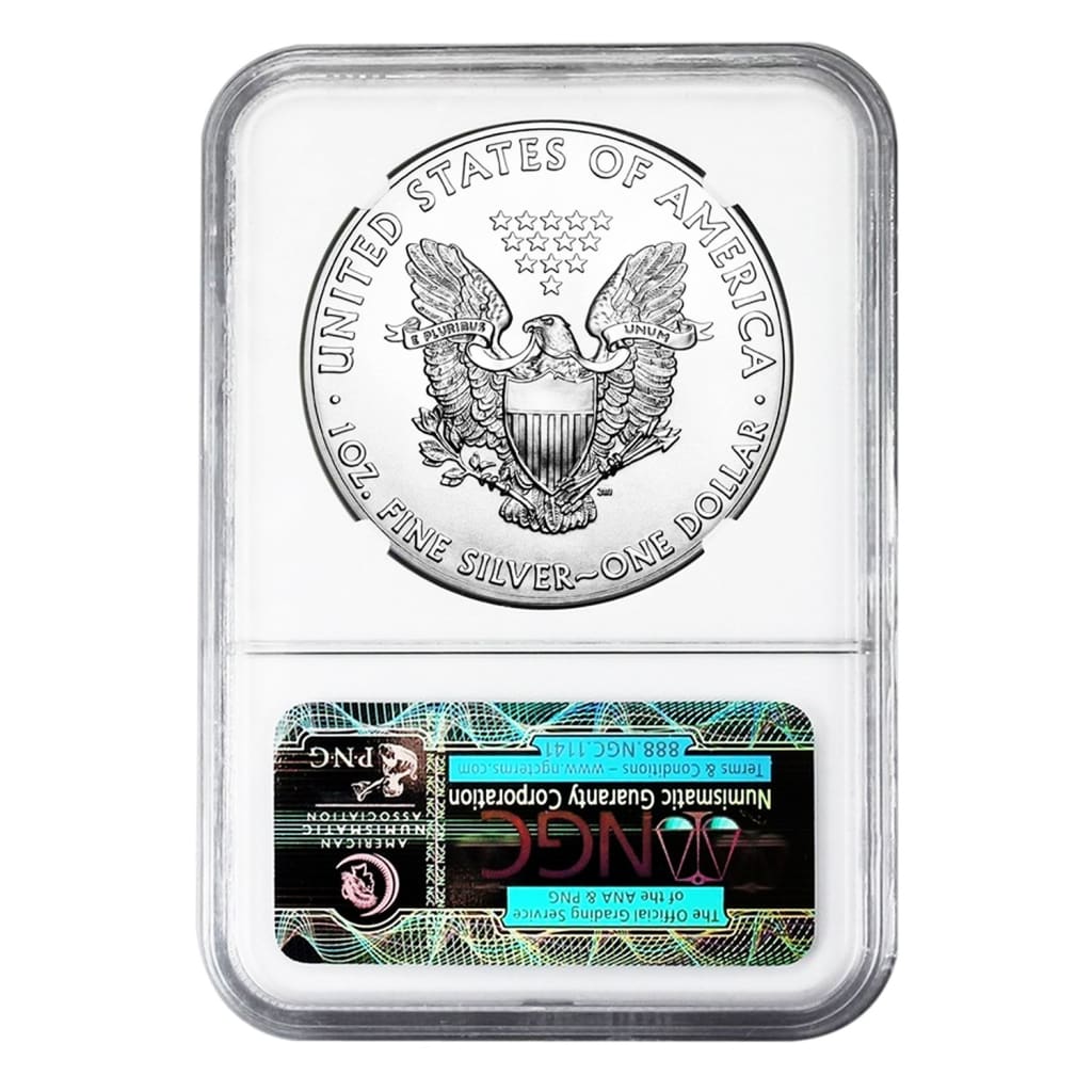 2017 $1 American Silver Eagle MS69 NGC