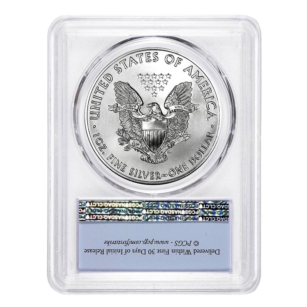 2017 $1 American Silver Eagle MS70 PCGS - First Strike Back