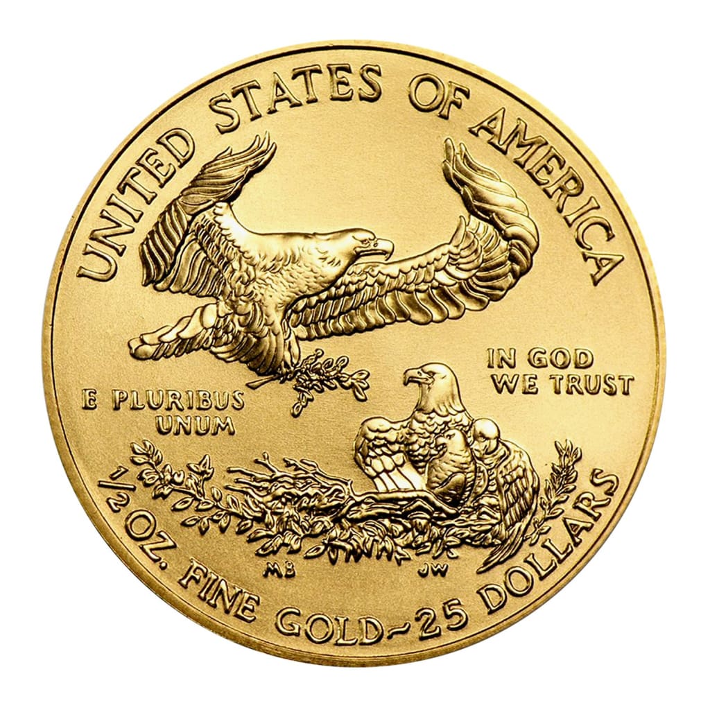 2018 $25 1/2 Ounce Gold American Eagle BU