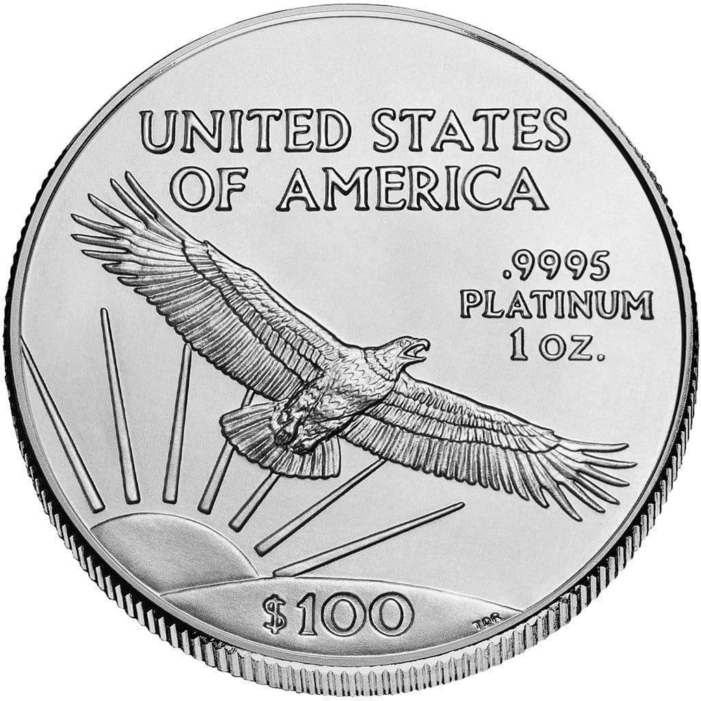 2019 $100 Platinum Eagle (1 Ounce) .9995 Pure $100 Brilliant Uncirculated