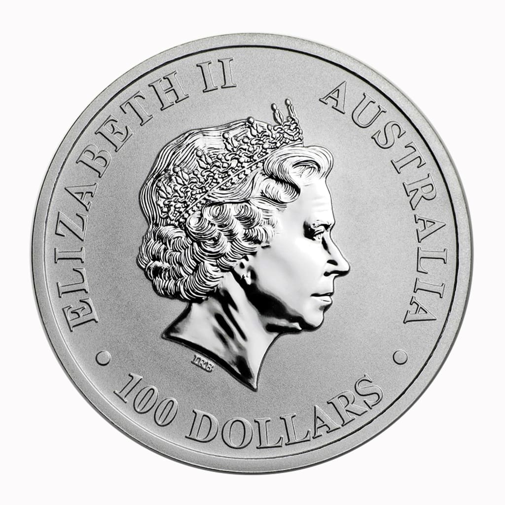 2019 1oz .9995 Platinum $100 Australian Kangaroo BU