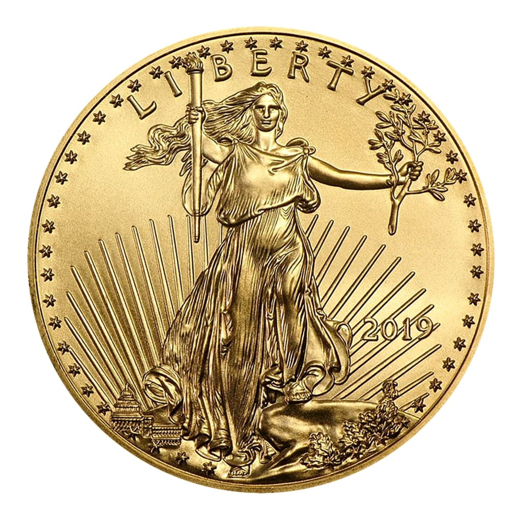 2019 $5 Gold American Eagle 1/10 Ounce Brilliant Uncirculated BU