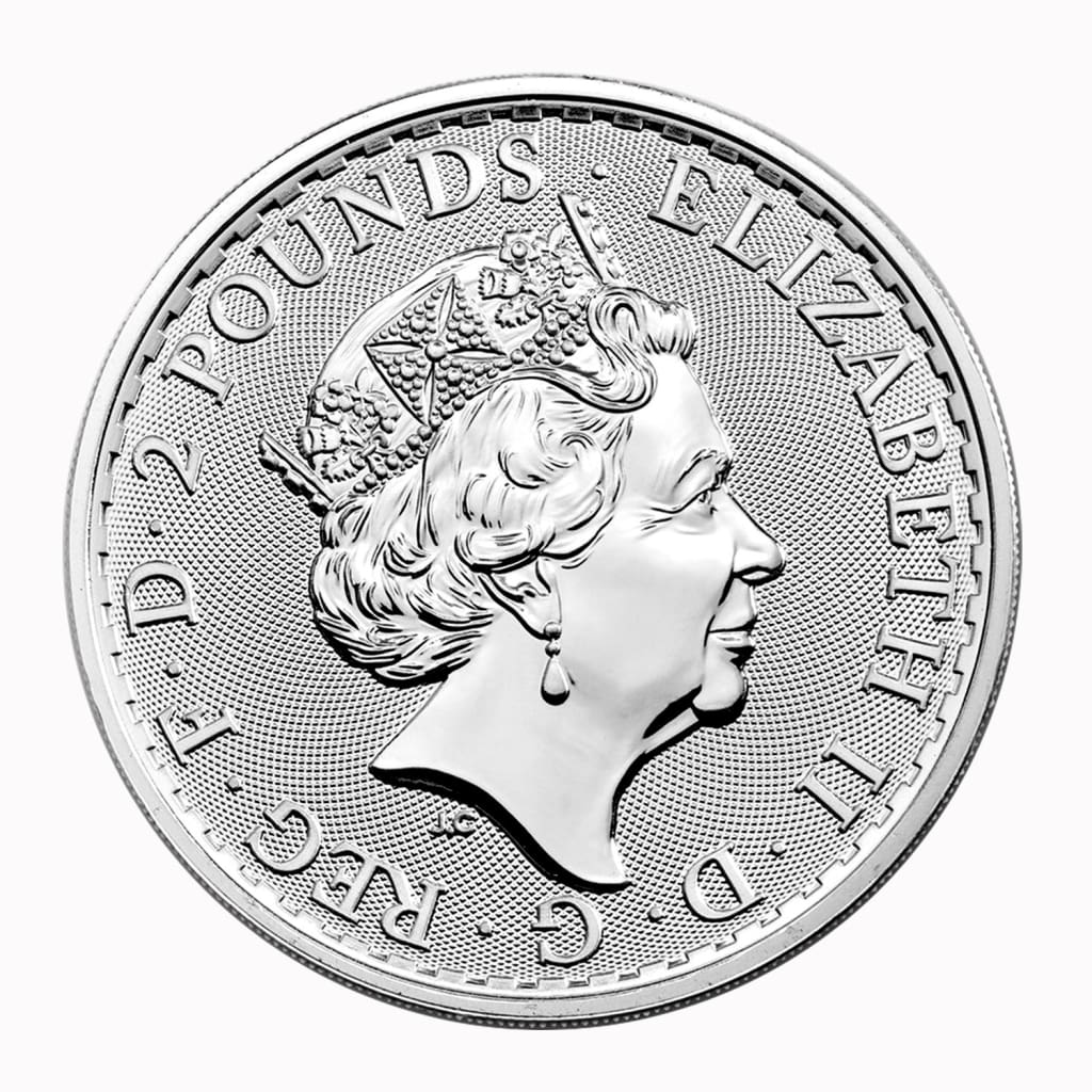 2019 Great Britain £2 Silver Britannia 1oz .999 BU