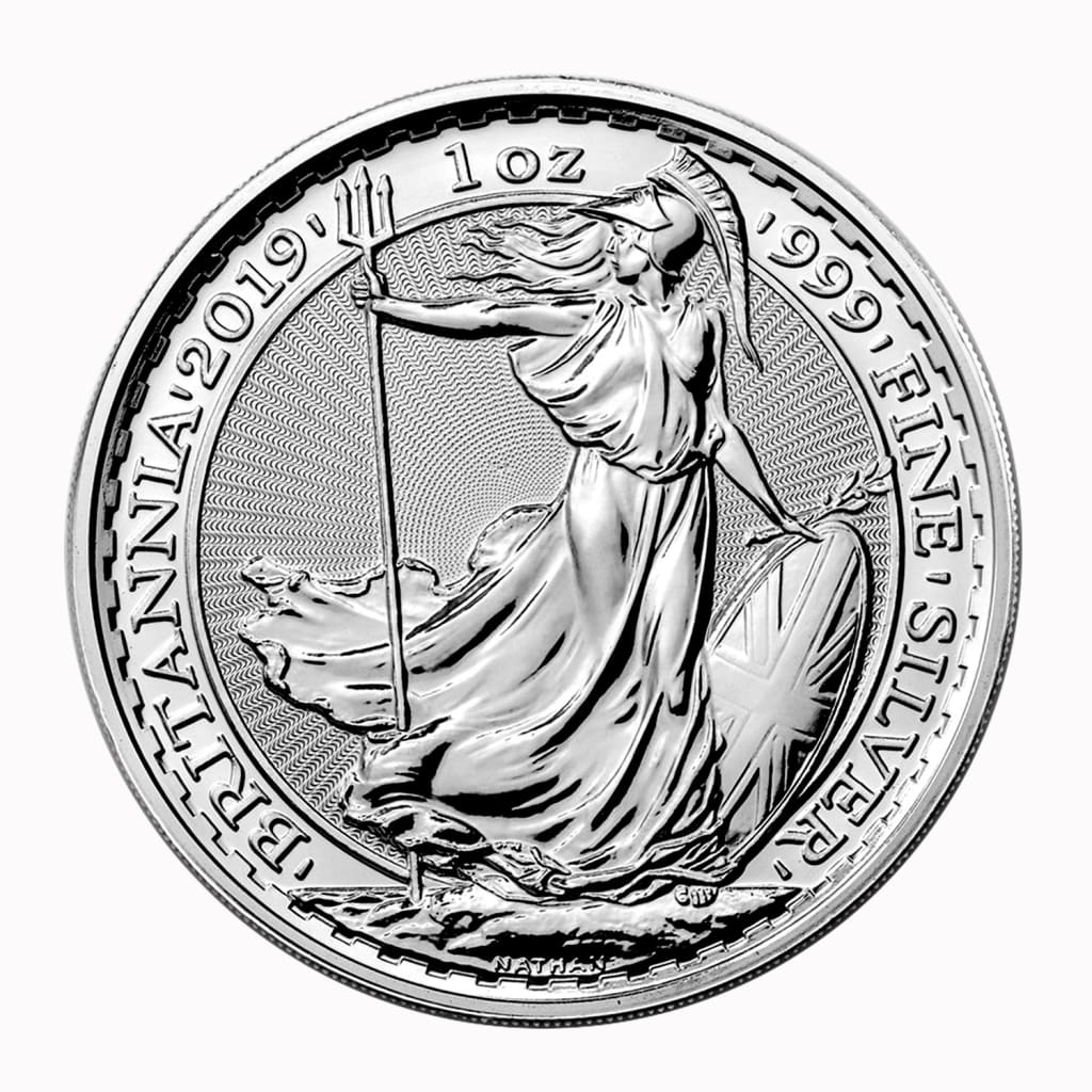 2019 Great Britain £2 Silver Britannia 1oz .999 BU