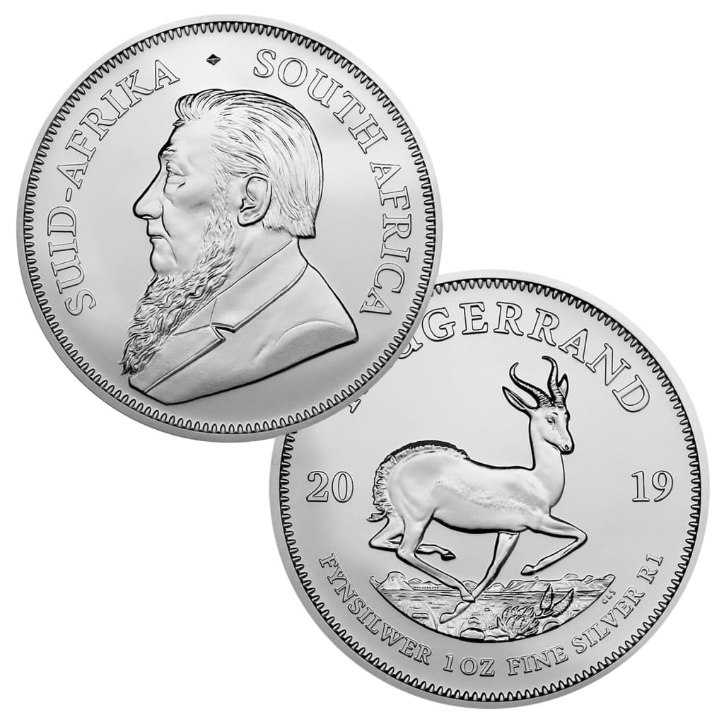 2019 South Africa .999 Silver Krugerrand 1 oz - 1 Rand