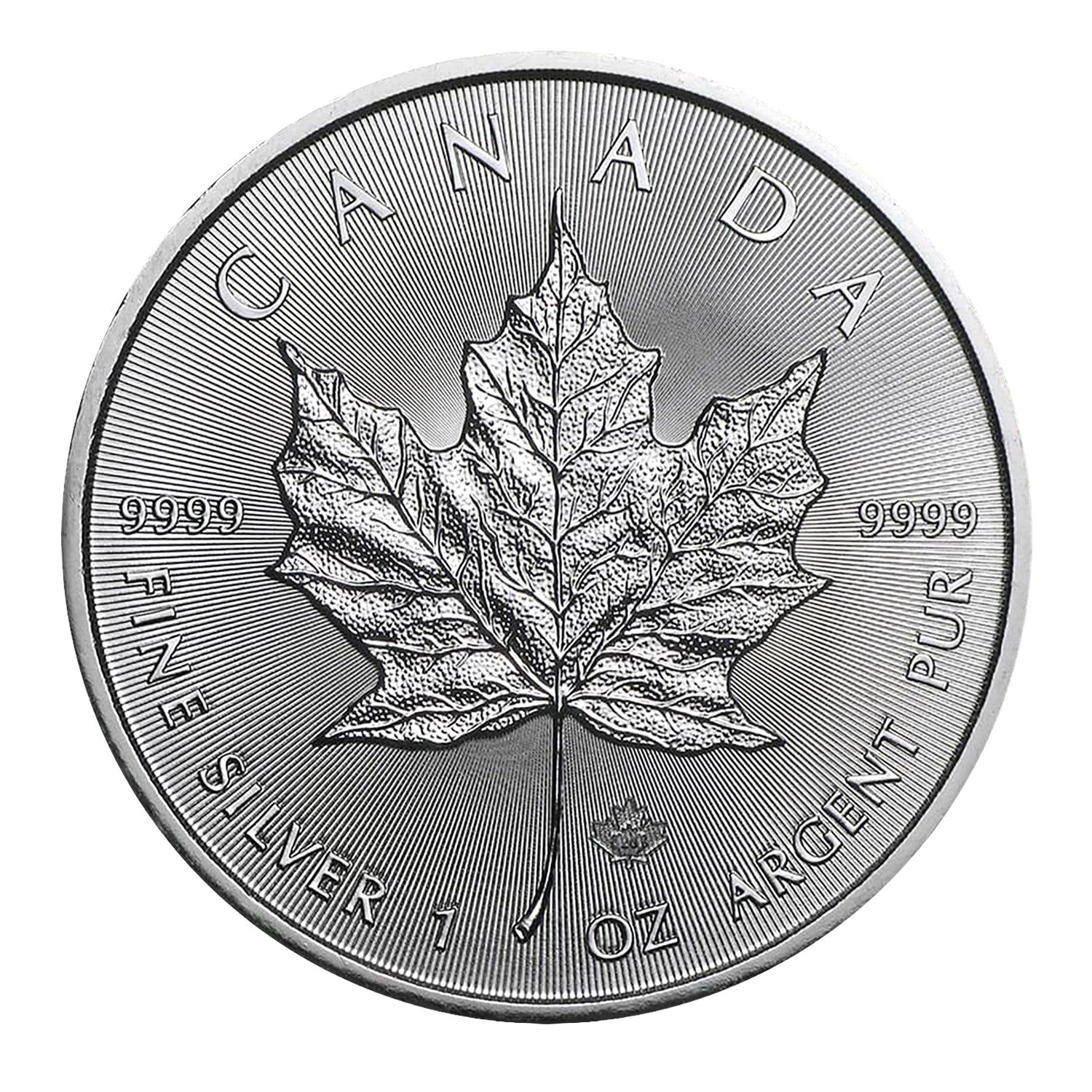 2020 $5 Canadian Maple Leaf - 1 Troy Ounce .9999 Silver BU