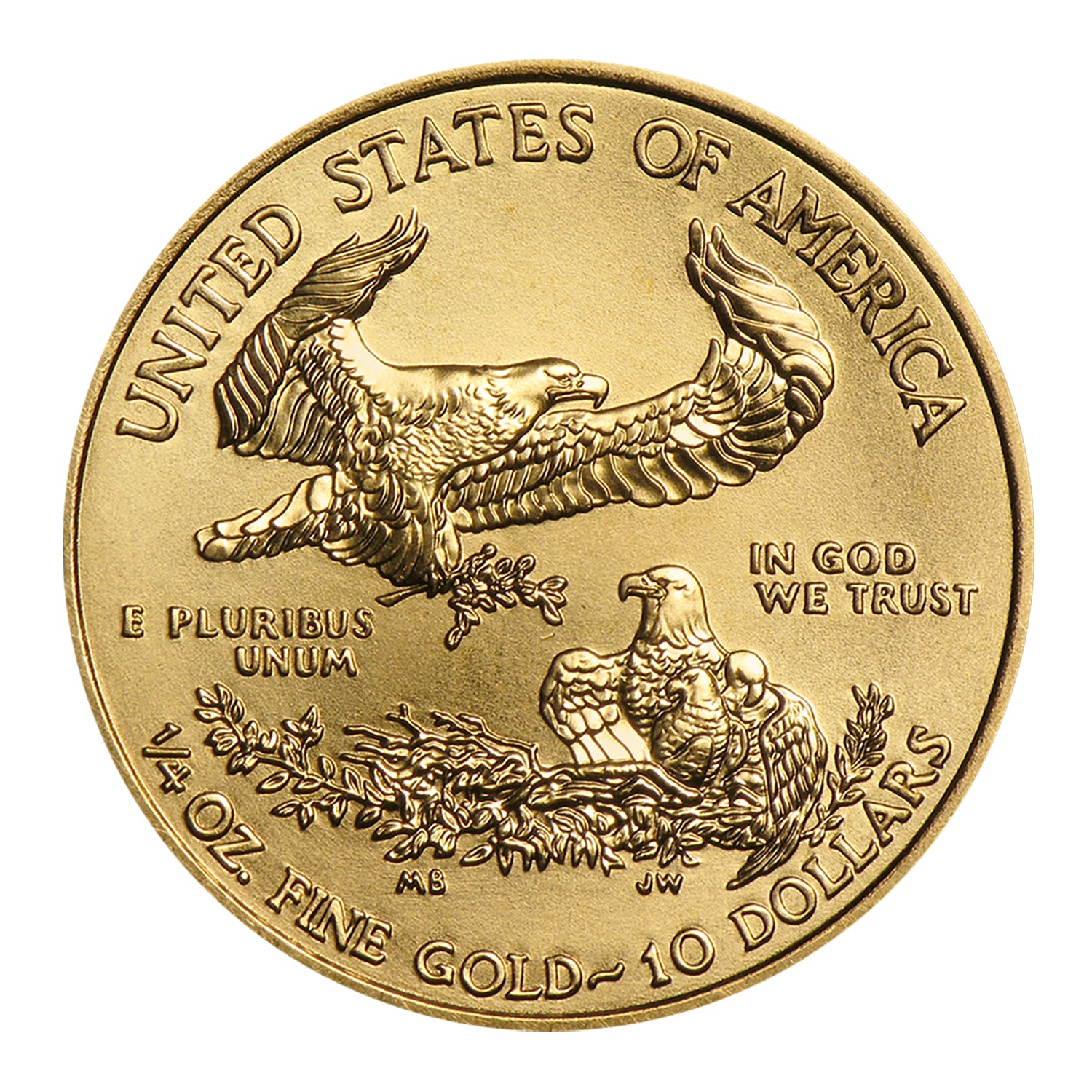 2020 $10 1/4 oz Gold American Eagle BU Brilliant Uncirculated