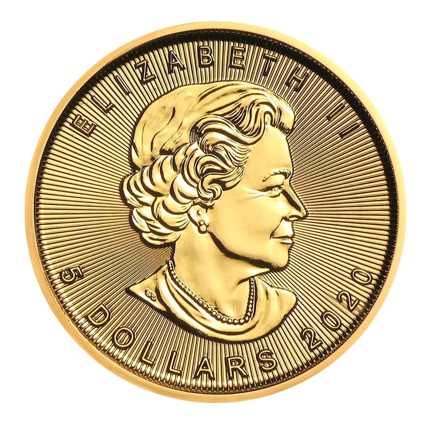 2020 $5 Canada 1/10 oz Gold Maple Leaf Brilliant Uncirculated BU