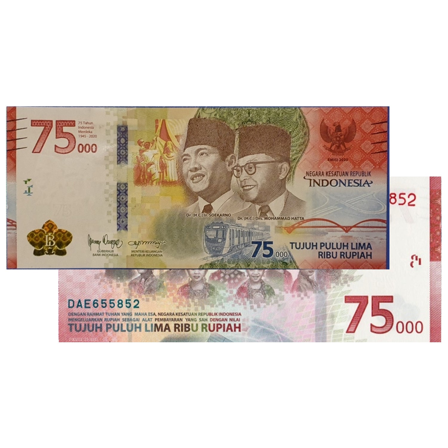 75,000 IDR Uncirculated