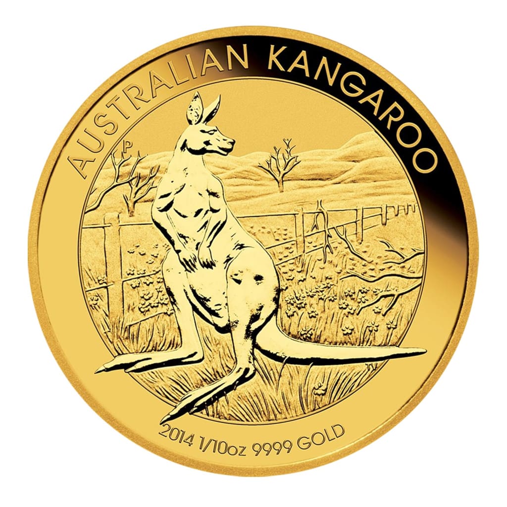 .999 1/10 Ounce Gold Australian Kangaroo