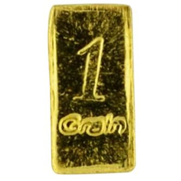 .999 Fine Gold One Grain Bar