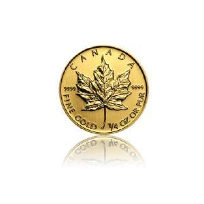 .9999 1/4 Ounce Gold Canadian Maple Leaf