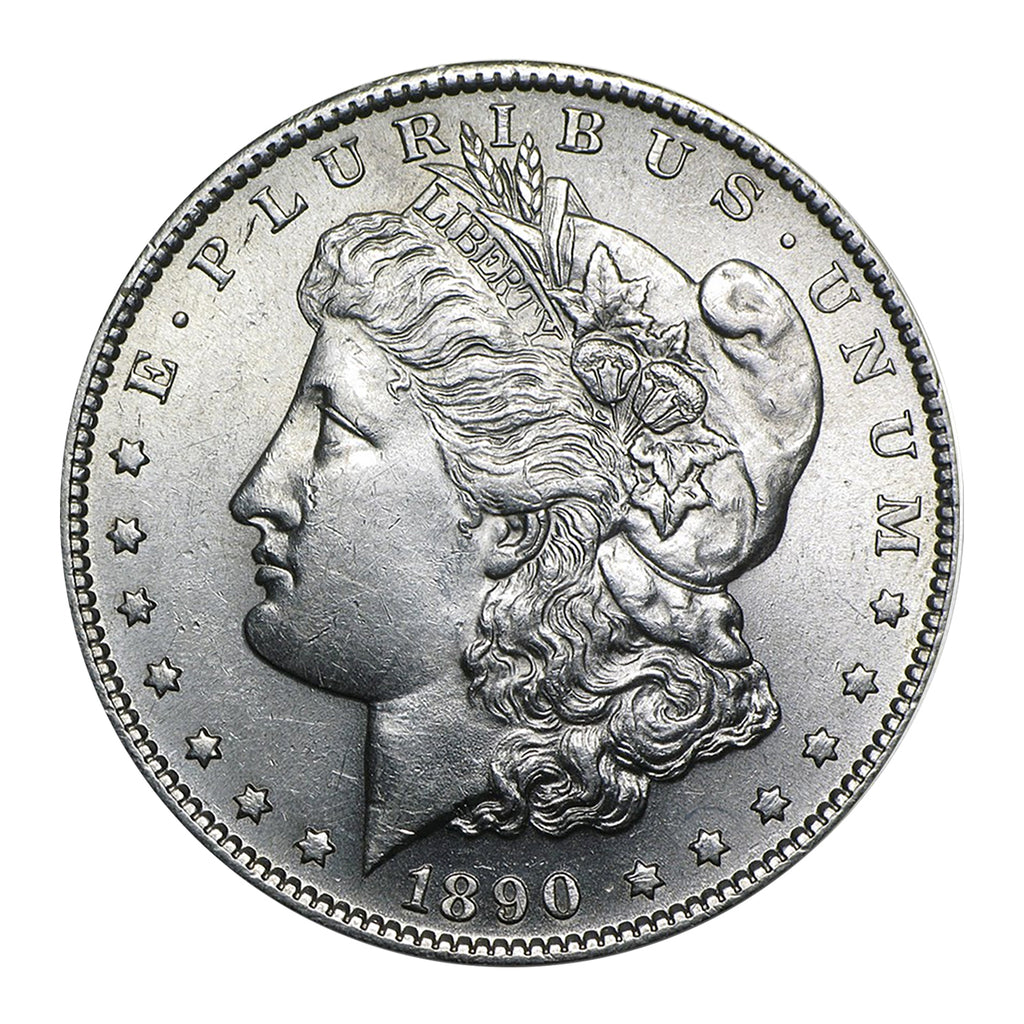 1890 S Morgan Silver Dollar Brilliant Uncirculated BU – Great American ...