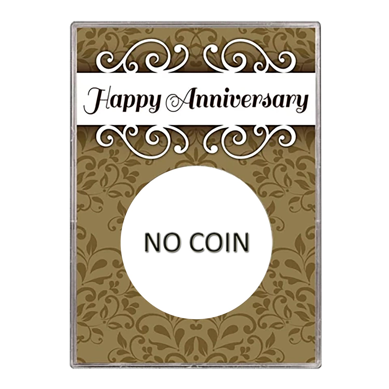 American Silver Eagle STM Holder –  Happy Anniversary Design No Coin