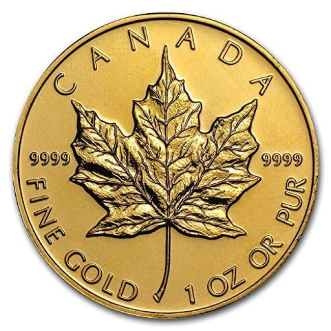 Canada (1 oz) Gold Maple Leaf - Random Year.