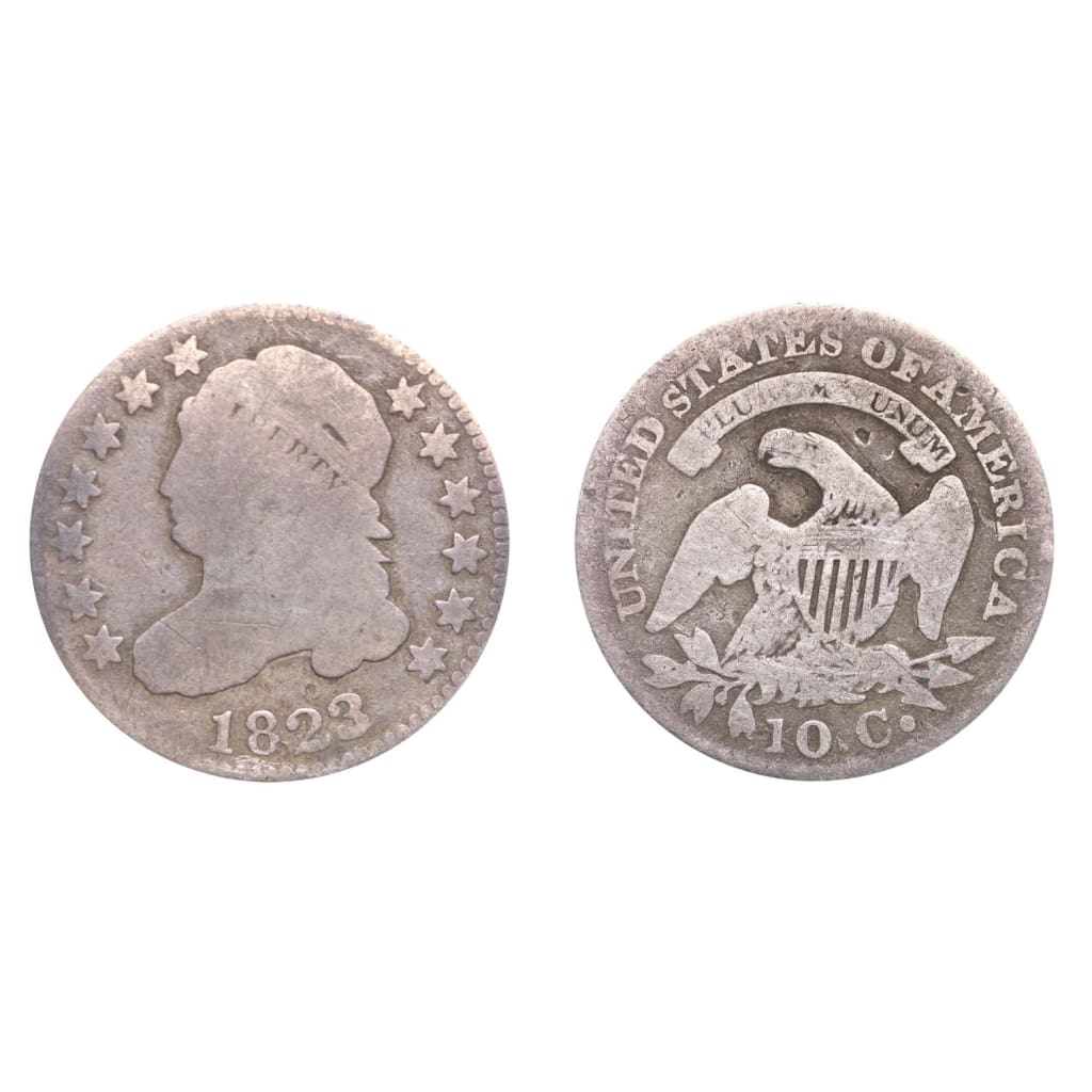 Capped Bust Dime In Circulated Condition