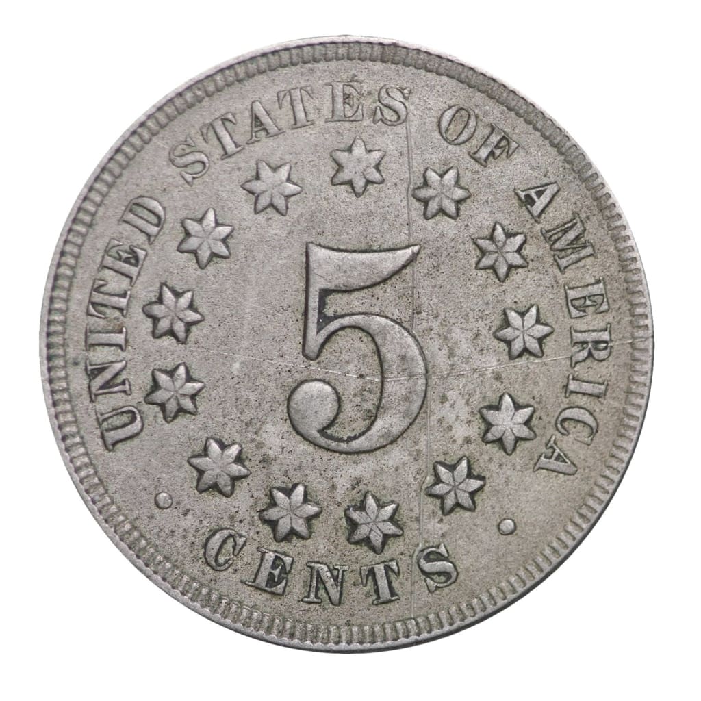 Shield Nickel Circulated Condition Mixed Dates