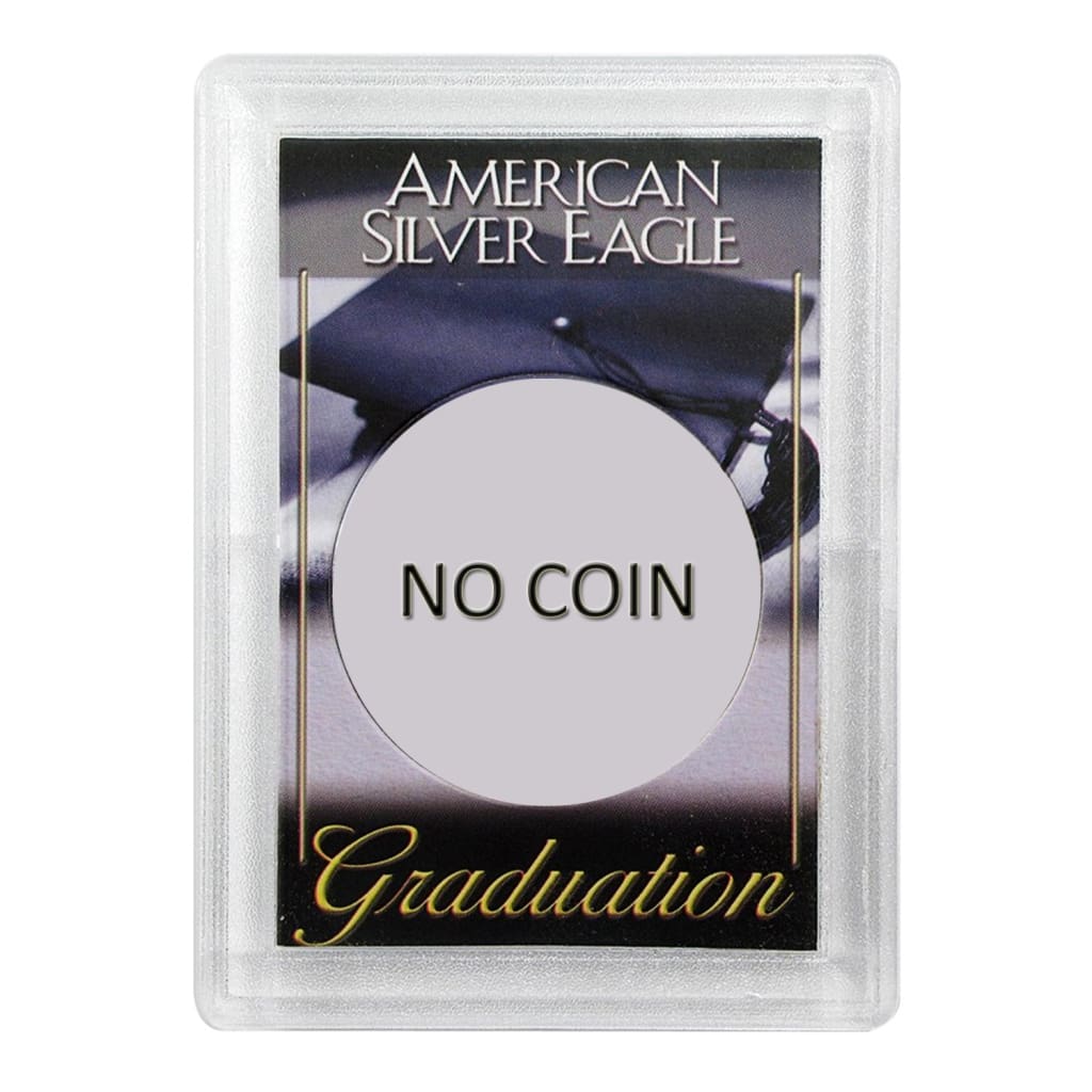 Silver American Eagle HE Harris Holder - NO COIN - Graduation Design