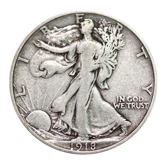 Walking Liberty Half Dollar XF/VF 90% Silver Extra Fine Half Dollar Very Fine